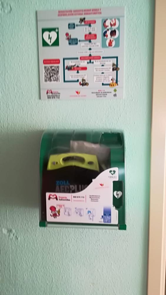 Imagen INSTALACIÓN DE UN EQUIPO DESFIBRILADOR EN LA RESIDENCIA DE MAYORES 'AMADA CORRAL'